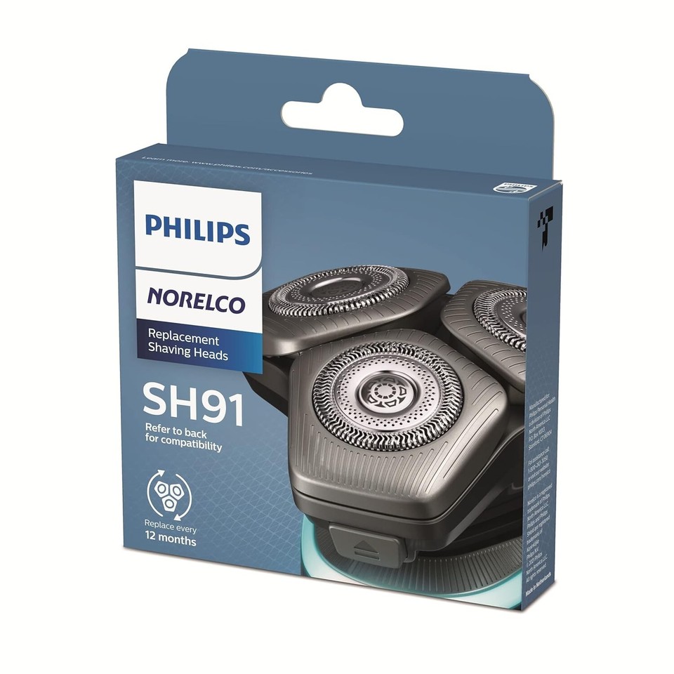 SH91 Replacement Heads for Philips Norelco Electric Shavers Series 9000