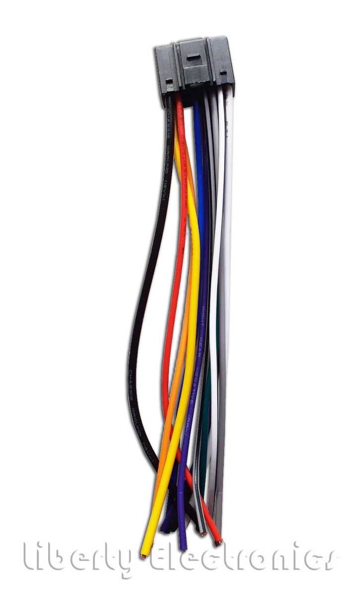 New 16 Pin AUTO STEREO WIRE HARNESS PLUG for Kenwood Excelon