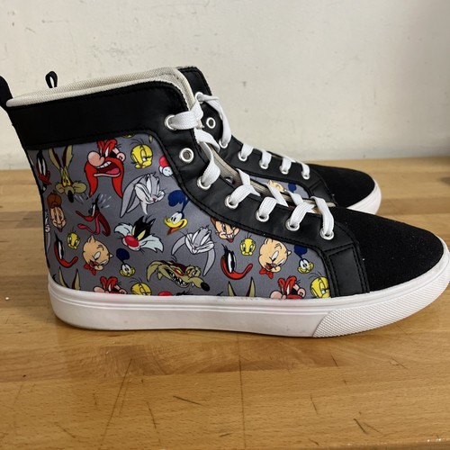 Looney Tunes - High Top Sneakers- Size 10 - CLEAN - Picture 2 of 10