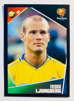 2004 Panini UEFA EURO Portugal # 192 Fredrik Ljungberg Sweden