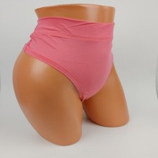 Lane Bryant Cacique Comfort Bliss Thong 22/24 Plus Panties Solid Coral Pink