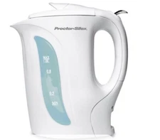 Proctor Silex Electric Tea Kettle, Water Boiler & Heater Auto-Shutoff & Boil-Dry