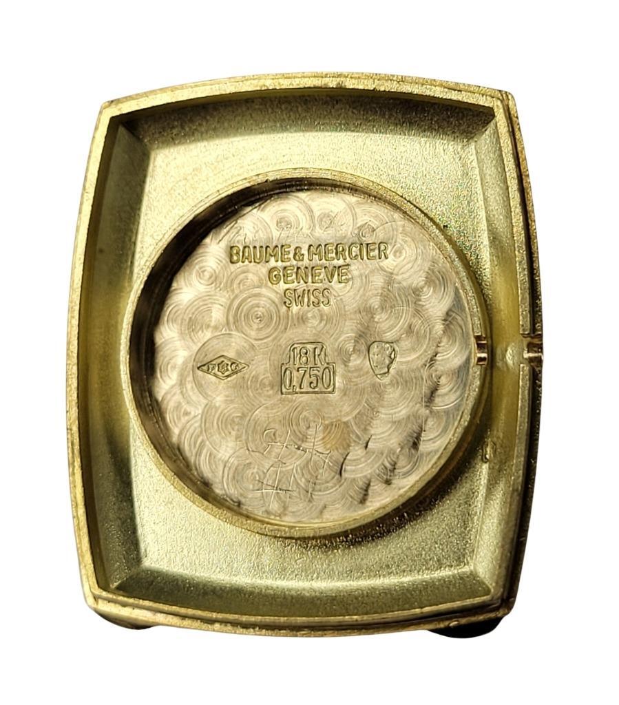 BAUME&MERCIER 腕時計　18K Unisex Solid 18k BAUME & MERCIER Winding Watch c.1980s Ref