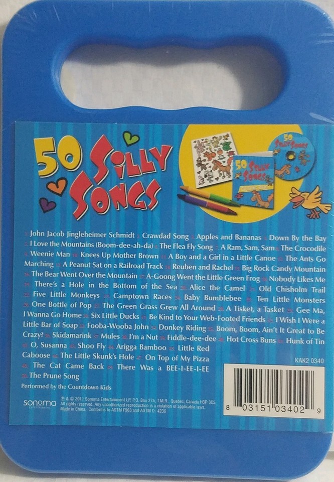 50 Silly Songs by The Countdown Kids (CD, Feb-2012, Sonoma) - Activity ...
