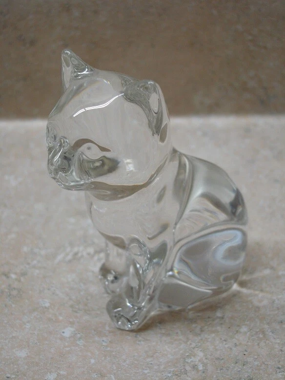 Princess House Pets 24 Lead Crystal Cat Figurine Made in Germany