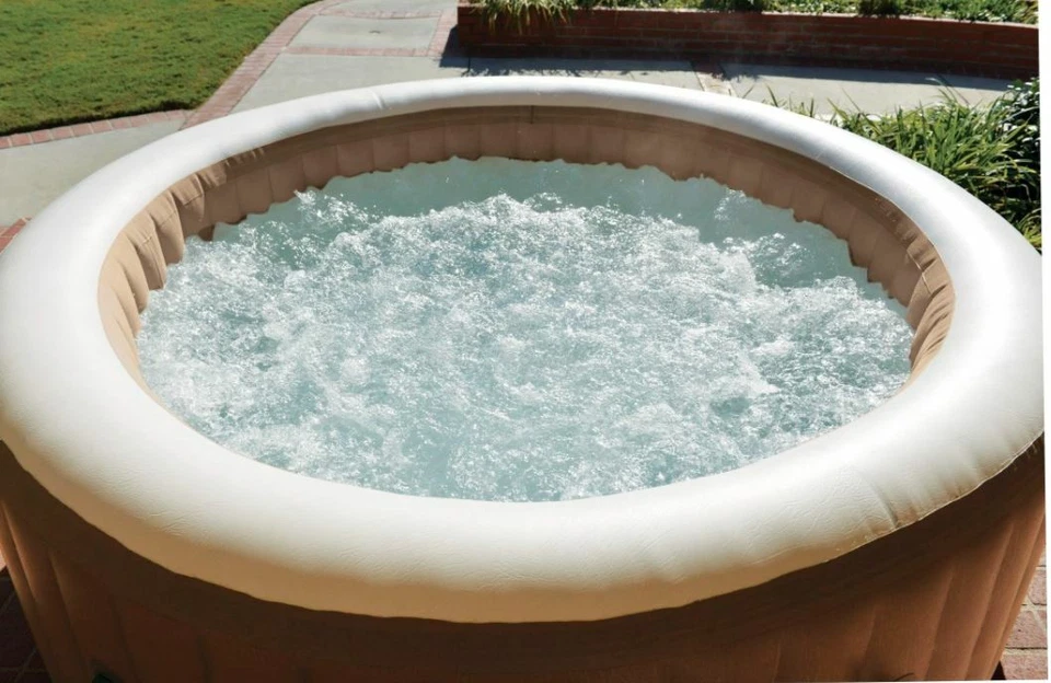 Whirlpool Intex Pure SPA Bubble Massage für 4 Personen Pool mit Kalkschutzsystem - Bild 2 von 4