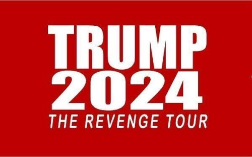 DONALD TRUMP FLAG FREE USA SHIP Revenge Tour 2024 R Desantis Army Sign 3 ftx5 ft - Afbeelding 1 van 2
