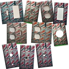Diet Coke Coca cola Light Switch Outlet duplex Wall Cover Plate Home Decor