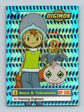 Digimon Animated Series 1 - PRISM Sora & Yokomon 6 of 34  - Upper Deck 1999