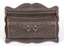 BWM-R Better Box Mailboxes Decorative Cast Aluminum Wall Mount Mail Box BRONZE 