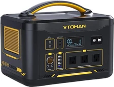 VTOMAN Jump 1500X Portable Power Station 1500W (3000W Peak), 828Wh LiFePO4 (LFP)