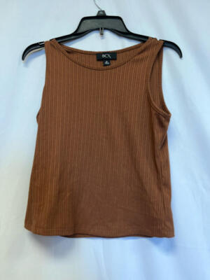 BCX Brown Tank Top Size Medium NWOT