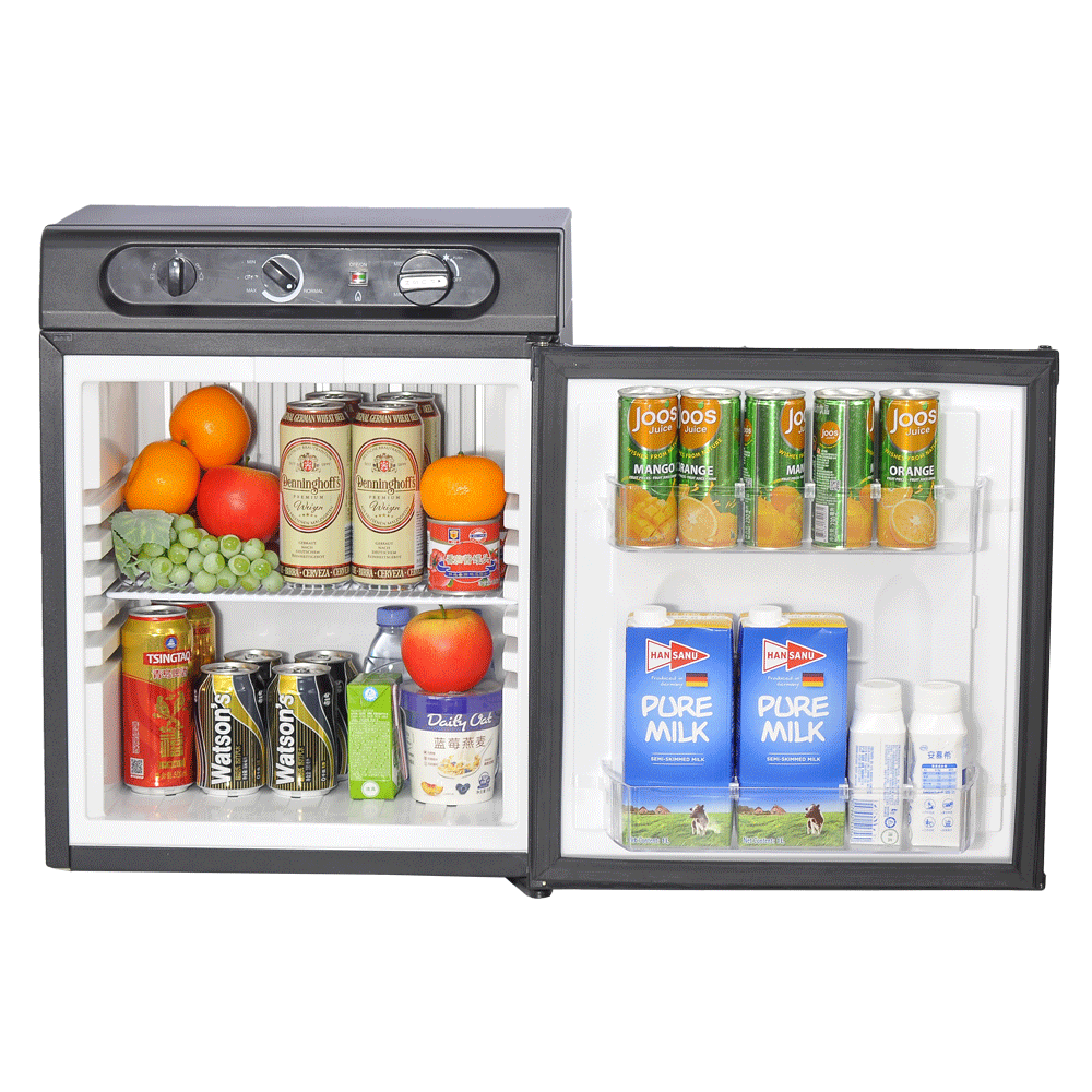 SMAD 1.6 Cu ft 3 Way AC/ DC/ Propane Gas Refrigerator RV Campervan ...