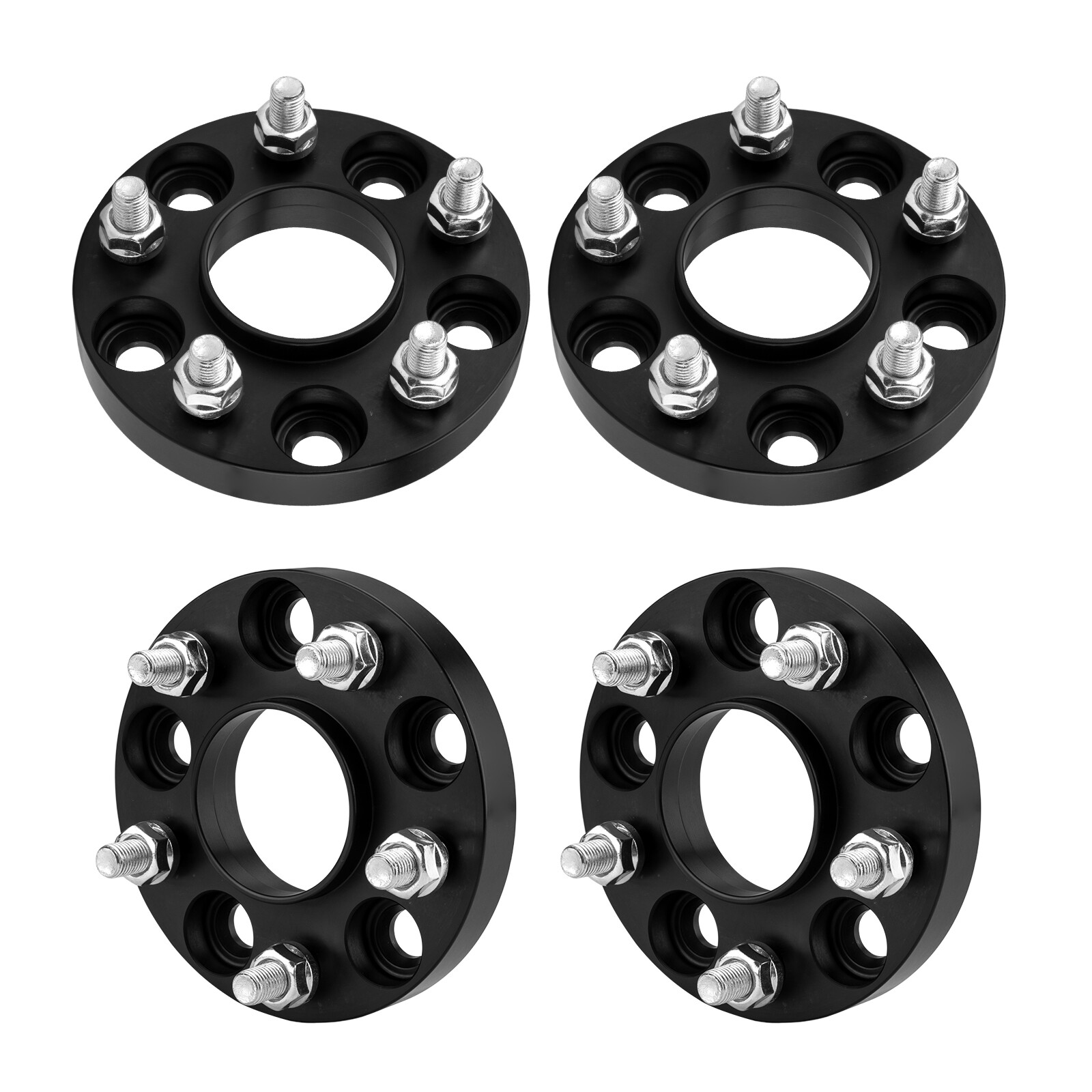 4Pc 20mm 5x4.5 Hub Centric Wheel Spacers 12x1.5 For Mazda 3 Jeep Compass Patriot