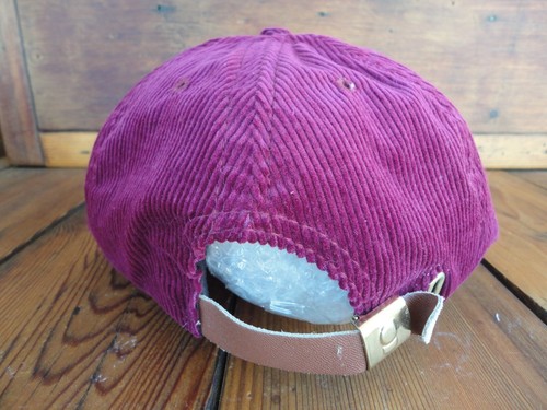 Vtg Twelve Bridges Golf Club Hat Imperial Corduroy & Suede Strap back Made USA - Bild 6 von 12