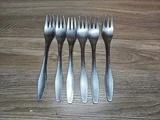 Danish MCM Dana DFA Denmark Stainless Flatware 6-Dinner Forks 7 3/4" DSN3 