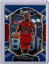 Pascal Siakam 2020-21 Panini Select NBA Concourse SILVER Blue PRIZM #46 Raptors