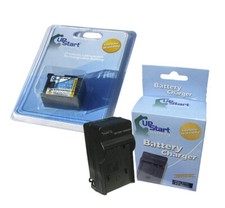 Battery and Charger for Canon FS20 Digital Camcorder Decoded, 890mAh, 7.4V