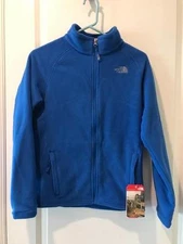 The North Face Boys Mckhumbu Full Zip Jacket Fleece Jacket NWT Blue