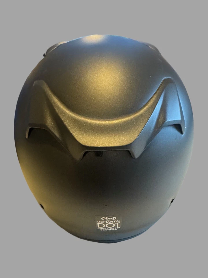 Arai Defiant-X XL Motorcycle Biker Helmet Matte Gray - Image 2 of 4