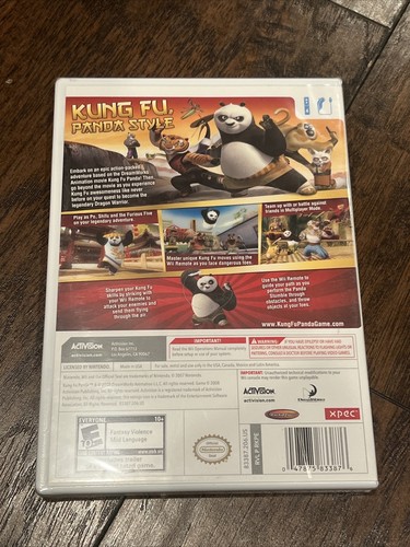 NEW Nintendo Wii DreamWorks Kung Fu Panda Fast Shipping - Picture 2 of 13