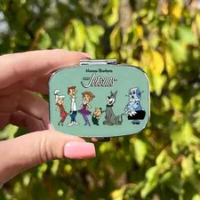 Hanna Barbera The Jetsons Pill Box/Trinket Box/ Earring Case. Perfect For Purse!
