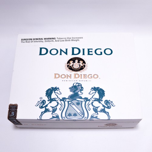 Don Diego Sun Grown Babies Empty Wood Cigar Box 8.25" x 6.25" x 2.5" - Picture 7 of 9