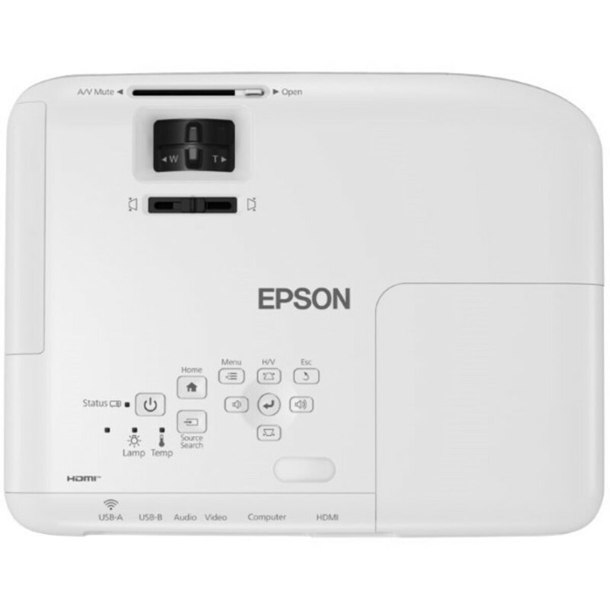 Projektor Epson V11h973040 Hdmi 3700 Lm Weiß Wxga