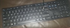 Dell USB Keyboard slim keys kb216p Keys stickered