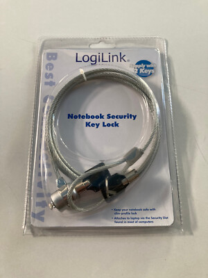 LogiLink VBS003 Notebook Security Key Lock, NEU OVP