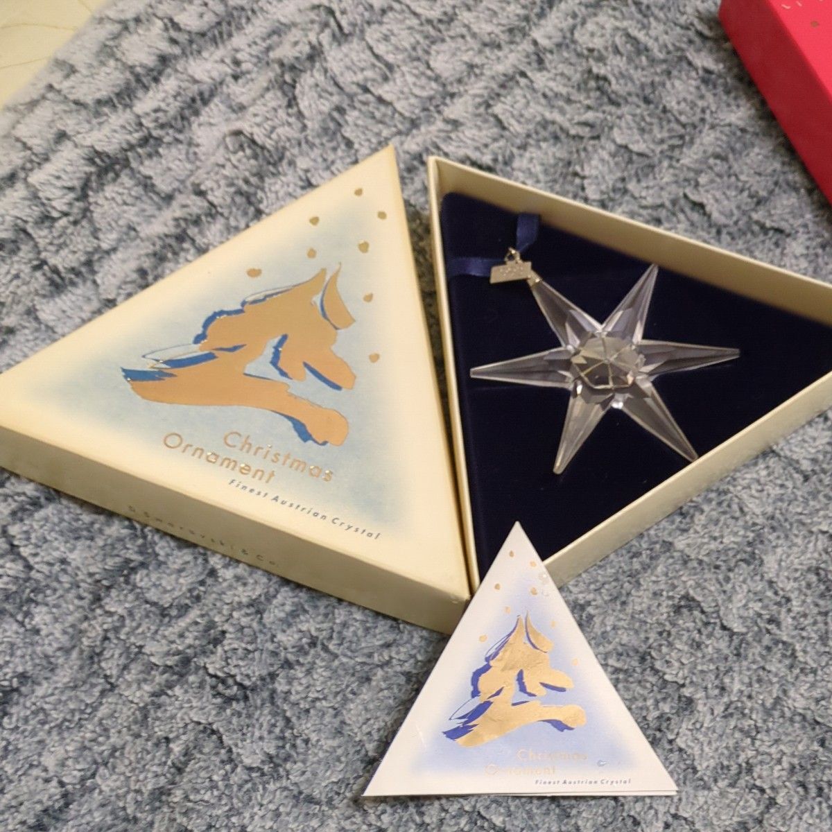 【専用出品】スワロフスキー　クリスマス　オーナメント 1993年 Swarovski Christmas Ornament Star 1993 Limited Edition Figurine