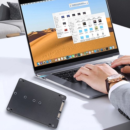 M.2 NGFF SSD zu SATA3 Externe Festplattenbox mit doppeltem Verwendungszweck (Ada - Photo 11/12