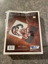 National Yarn Crafts Country Rose R866 Latch Hook Kit (Damaged Box)