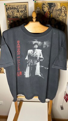 RARE 90 s Samson et dalila opera art vintage rare t shirt