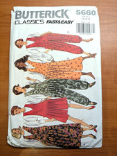 Simplicity 5660 14-18 Miss Classic Fast & Easy Maternity Jumpsuit Vintage Uncut