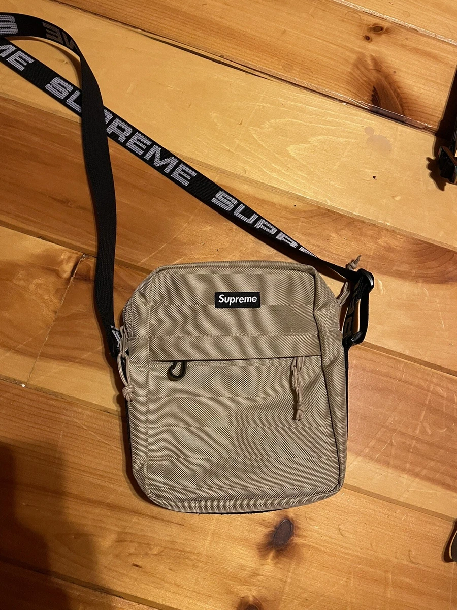 Supreme Shoulder Bag SS18 Tan AUTHENTIC USED | eBay