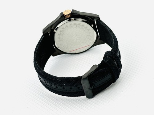 Caterpillar Men's CAT PK.199.60.139 DP XL multi Black Nylon.Leather Strap Watch - Picture 12 of 24