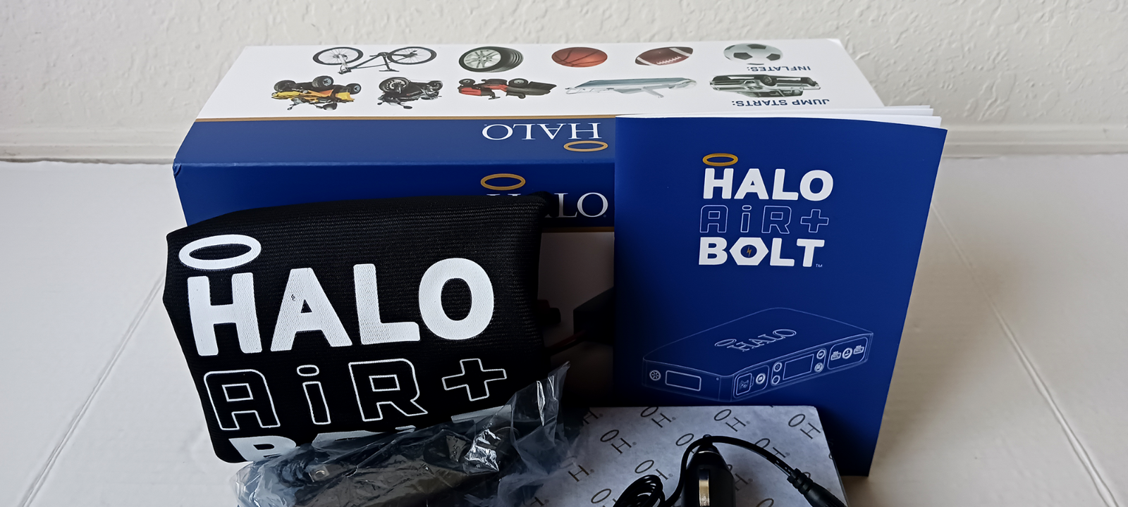 Halo Air + Bolt Portable Car Jump Battery Starter eBay