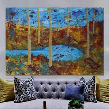 64”X44” Mark Little Original canvas painting Acrylic,Abstract, Modern,X Large