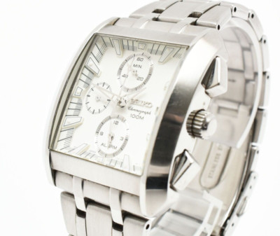 SEIKO 7T62-0GK0 クロノグラフ 100M QZ セイコー ホワイト SEIKO 7T62-0GK0 クロノグラフ 100M QZ セイコー ホワイト