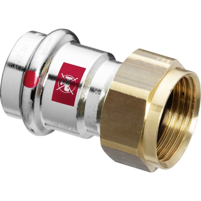 Крепежный элемент Viega Prestabo Verschraubung 601058, 15 мм x G 1, Stahl unlegiert,