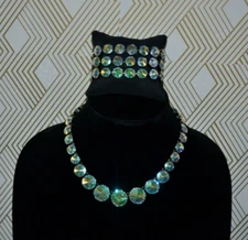 Henri Bendel On Point Crystal Necklace and Bracelet
