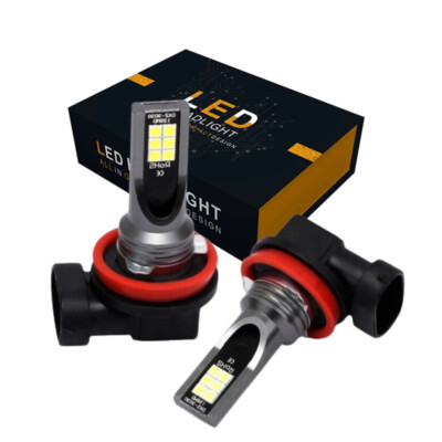 For Ford Explorer 2011 2012 2013 2014 2015 H11 LED Fog Lights Bulbs 10000K Combo