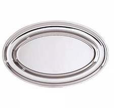 Sambonet Platters Elite 55041-54 Silver 54x37Cm Serving Dish