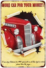 1940 Packard automobile AD Vintage Reproduction METAL SIGN 8 x 12
