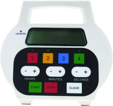 4-Channel Digital Timer, Digital Kitchen Timer, Extended Countdown for Long Cook