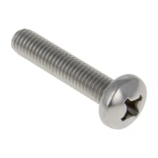 M6 Stainless Steel Phillips Round Pan Head Machine Screws Bolt Length 20-35mm