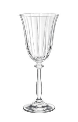 Weißweingläser Weinglas Kristallgläser Angela Optic geriffelt 250 ml 6er Set