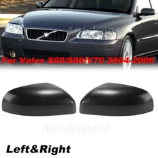Premium Rear Mirror Back Cover 2 Pack Left Right For Volvo S60 S80 V70 2004-2006