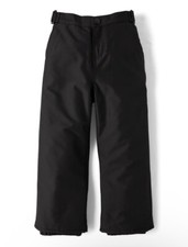 Boys Childrens Place Snow Pants Fleece Lined  Water Resistant sz 5 Black
